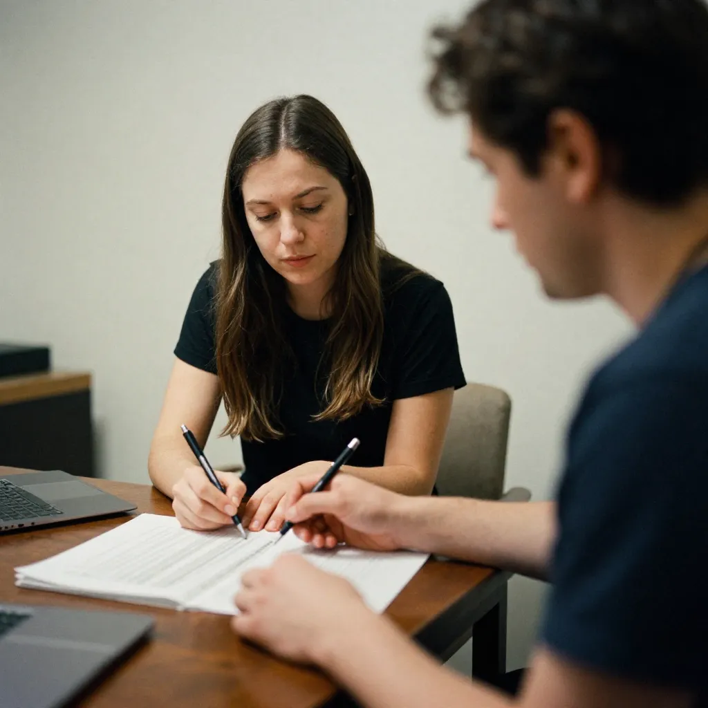 Calm interior with plants and reading chair